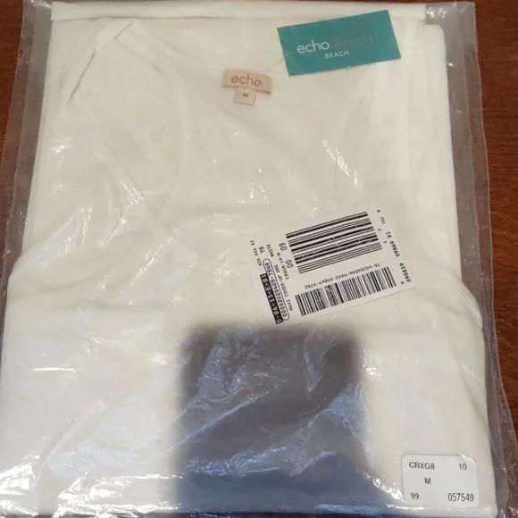 Tank Top Dress, Swim, Bathing Suit, Beach Cover,  Coral, M - Picture 5 of 7